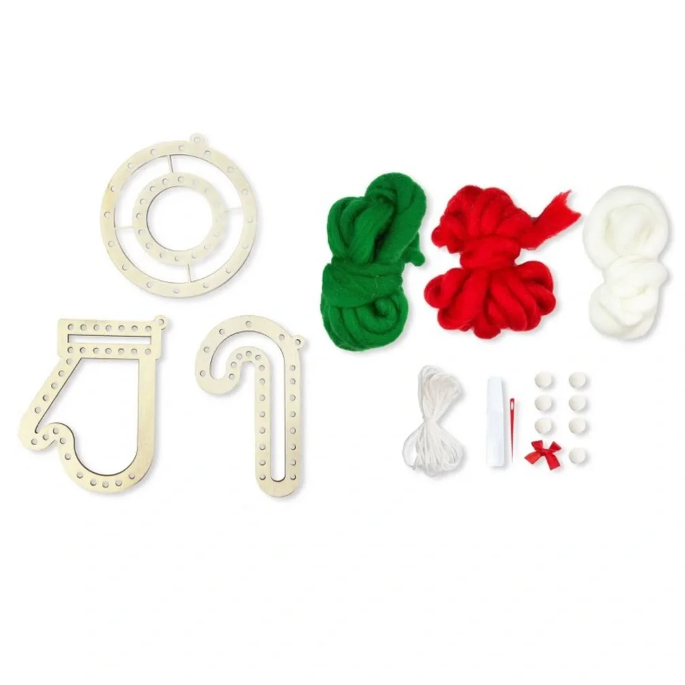 New! Target Bullseye Playground Mini Weaving Loom Set with 3 Holiday Designs